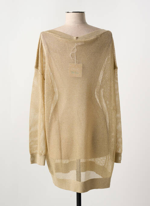 Pulover tunică auriu LIU JO femeie