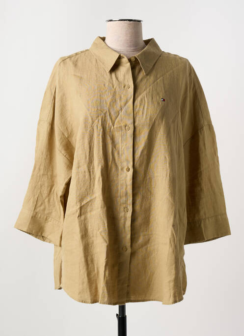 Cămașă maro TOMMY HILFIGER femeie