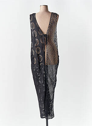 Rochie de plajă fără mâneci negru DESIGUAL femeie