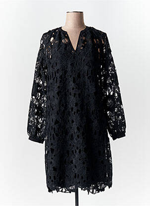 Rochie midi mâneci lungi mâneci lungi negru SOYA femeie