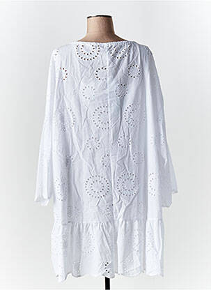 Rochie midi mâneci lungi mâneci lungi alb IMPERIAL femeie