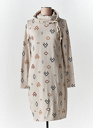 Rochie midi bej RAGWEAR femeie