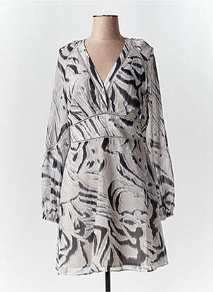 Rochie midi gri GUESS femeie