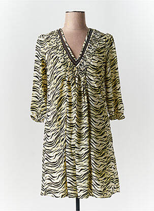 Rochie midi mâneci 3/4 mâneci 3/4 verde FREEMAN T.PORTER femeie