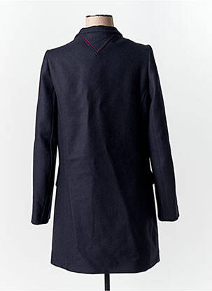 Palton lung croială cambrată fără glugă negru TOMMY HILFIGER femeie