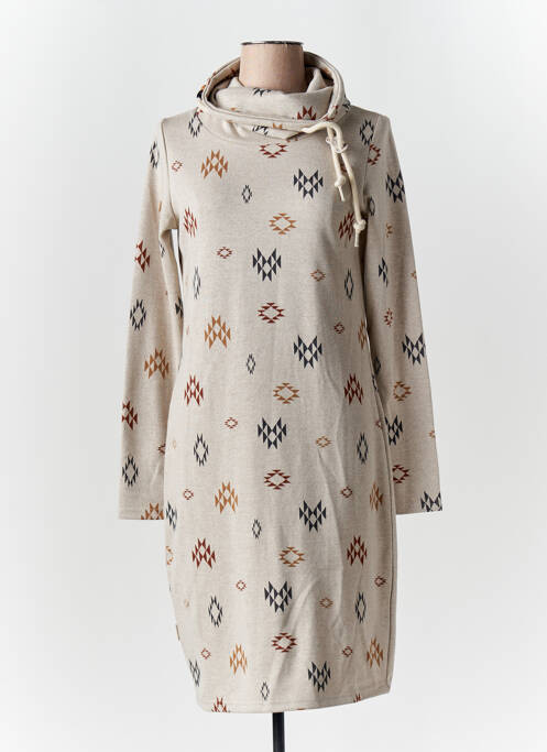 Rochie midi bej RAGWEAR femeie