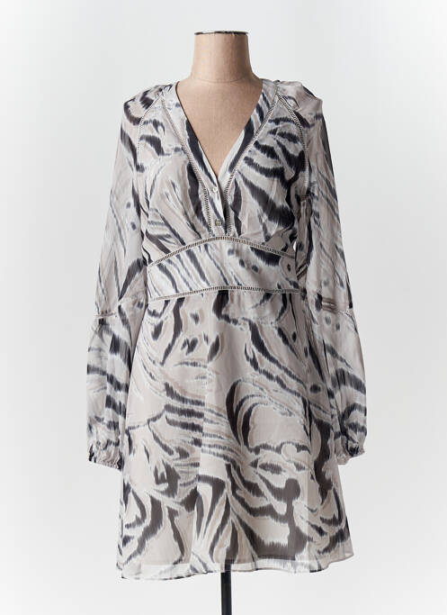 Rochie midi gri GUESS femeie