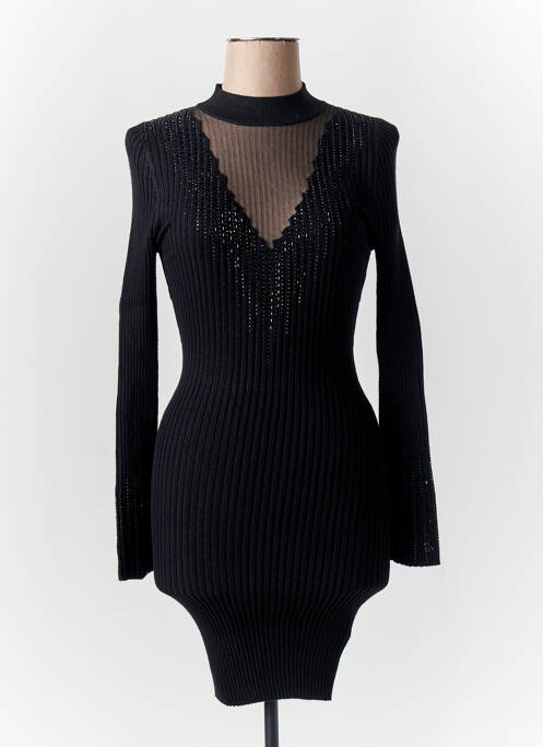 Rochie pulover negru GUESS femeie