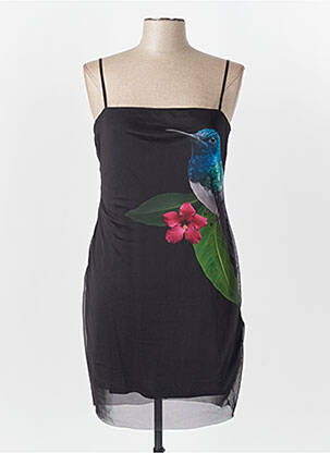 Rochie scurtă negru DESIGUAL femeie