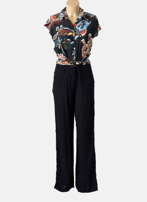 Salopetă-pantalon negru DESIGUAL femeie