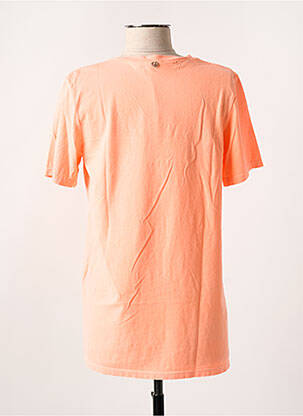 Tricou croială dreaptă mâneci scurte portocalie PLEASE femeie