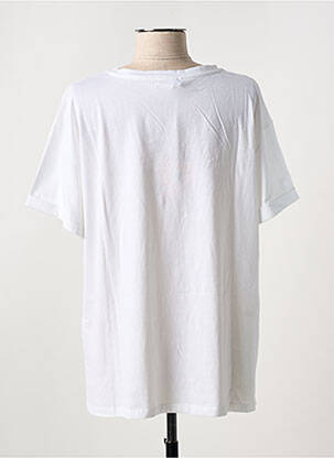 Tricou croială dreaptă mâneci scurte alb LIU JO femeie
