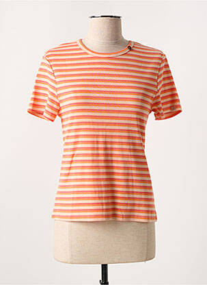Tricou elasticitate mâneci scurte portocalie RAGWEAR femeie