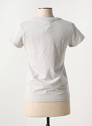 Tricou serigrafie mâneci scurte gri PROJECTX femeie