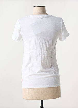 Tricou serigrafie mâneci scurte alb LEVI'S femeie