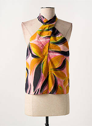 Top portocaliu DESIGUAL femeie