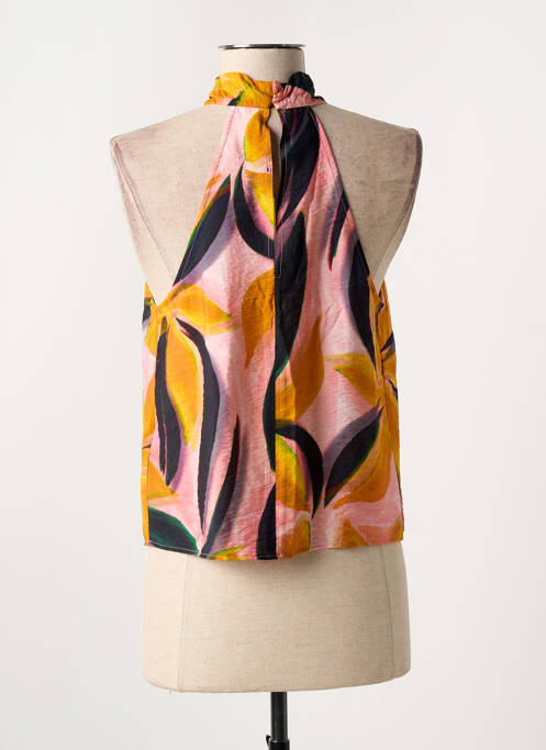 Top portocaliu DESIGUAL femeie