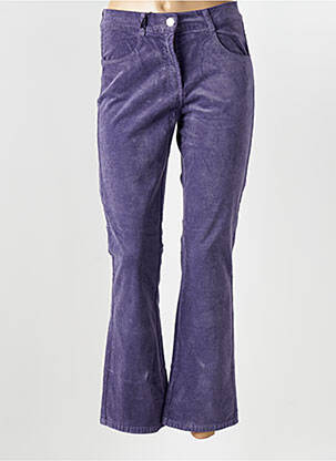 Pantalon evazat elasticitate mărime normală violet EAST DRIVE femeie