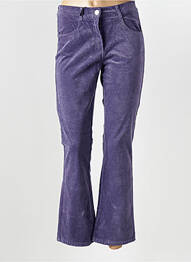 Pantalon evazat elasticitate mărime normală violet EAST DRIVE femeie