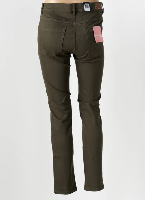 Pantalon slim verde ZERRES femeie