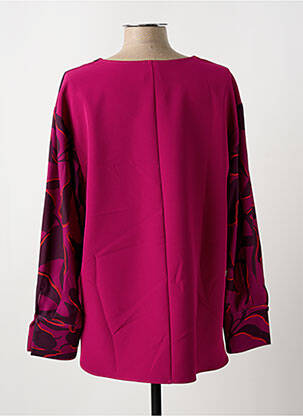 Top imprimeu fantezie mâneci lungi violet PERSONA femeie