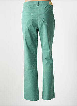 Pantalon slim țesătură poplin mărime normală verde COUTURIST femeie