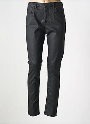 Pantalon slim țesătură acoperită mărime normală negru KANOPE femeie
