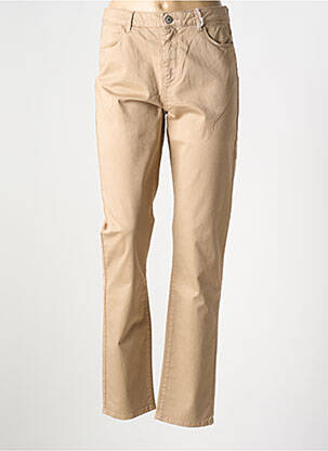 Blugi cu croială dreaptă bej KANOPE femeie