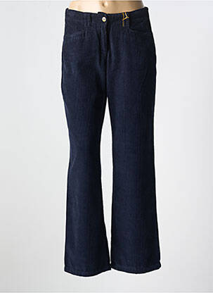 Pantalon larg albastru COUTURIST femeie