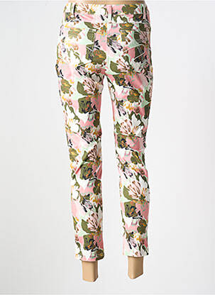 Pantalon 7/8 țesătură poplin mărime normală verde 7 SEASONS femeie