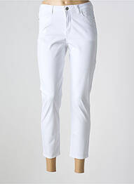 Pantalon 7/8 elasticitate mărime normală alb KANOPE femeie