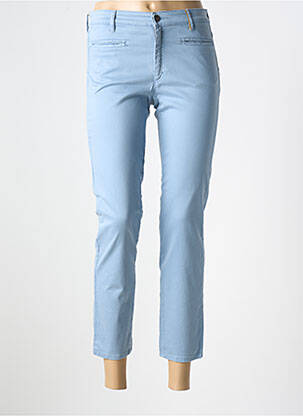 Pantalon 7/8 țesătură poplin mărime normală albastru COUTURIST femeie