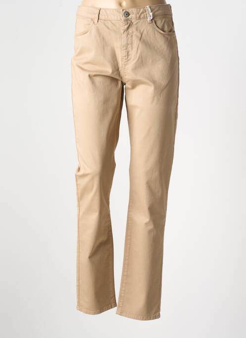 Blugi cu croială dreaptă bej KANOPE femeie