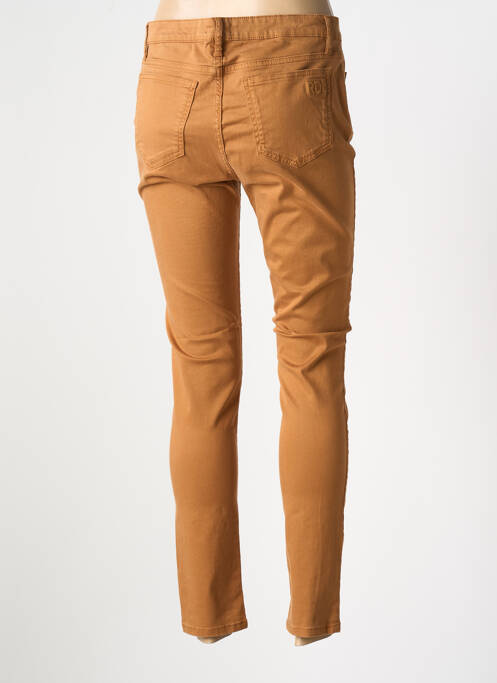 Pantalon slim portocaliu RIVIERES DE LUNE femeie