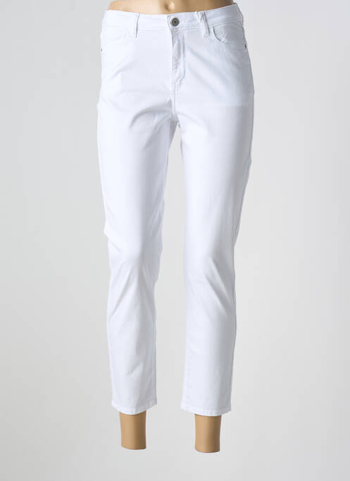 Pantalon 7/8 alb KANOPE femeie