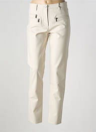 Pantalon slim elasticitate talie înaltă bej BETTY BARCLAY femme