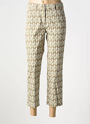 Pantalon 7/8 țesătură poplin maro BETTY BARCLAY femeie