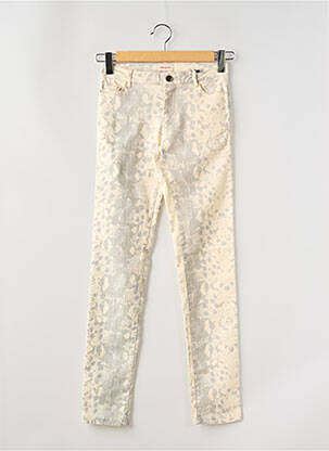 Blugi skinny bej MAYJUNE femeie