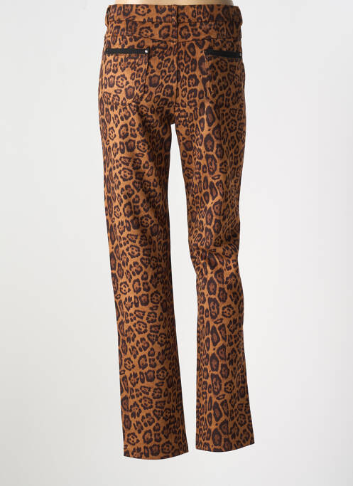 Pantalon slim maro LEO & UGO femeie