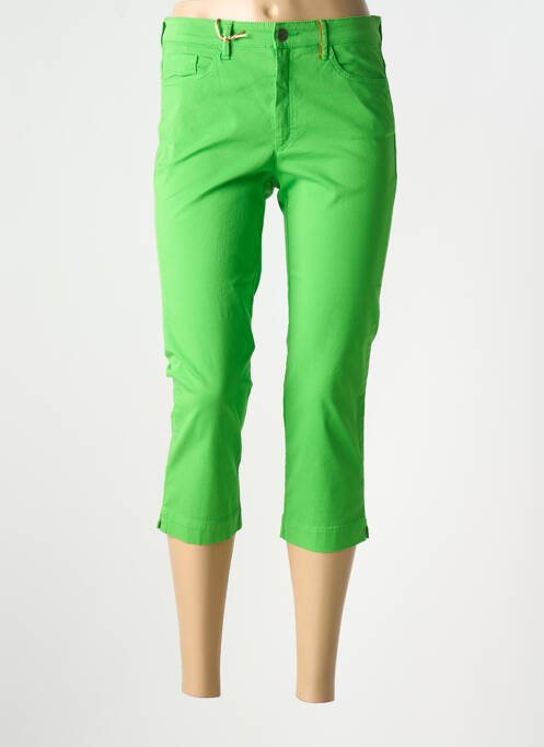 Pantalon trei sferturi verde COUTURIST femeie