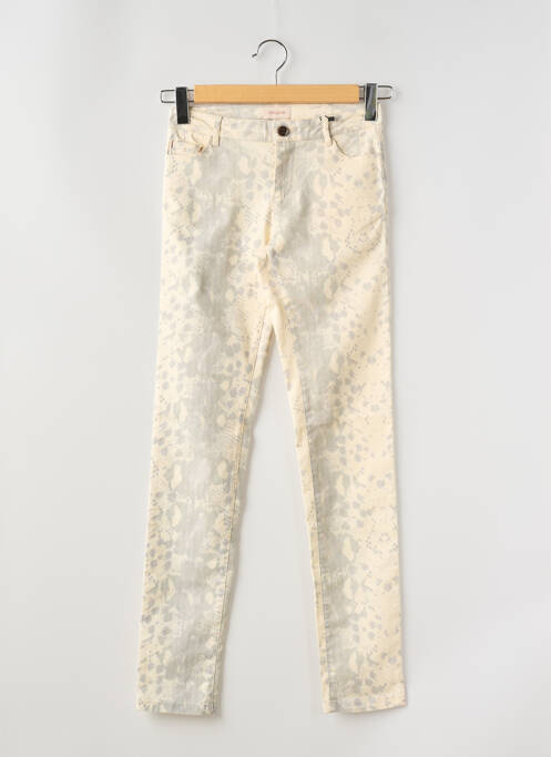 Blugi skinny bej MAYJUNE femeie