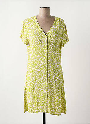 Rochie scurtă mâneci scurte mâneci scurte verde YERSE femeie