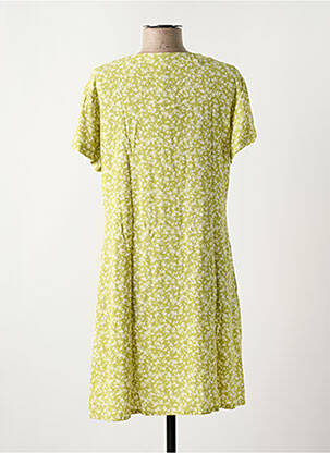 Rochie scurtă mâneci scurte mâneci scurte verde YERSE femeie