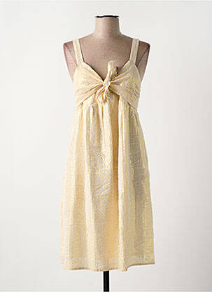 Rochie midi auriu TEOH & LEA femeie