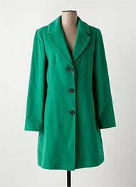 Palton lung croială cambrată fără glugă verde BETTY BARCLAY femme