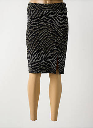 Fustă midi negru RIVIERES DE LUNE femeie