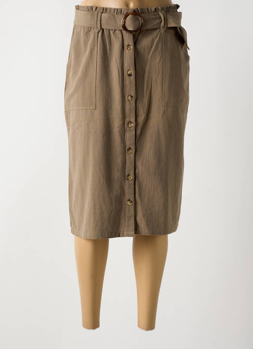 Fustă midi verde YERSE femeie