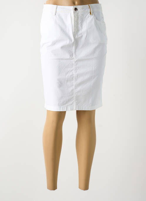 Fustă midi alb COUTURIST femeie