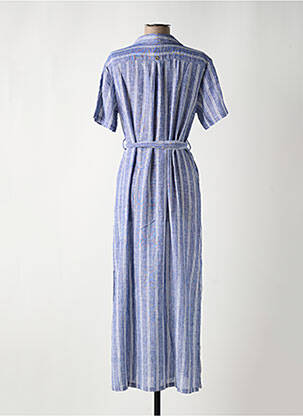 Rochie scurtă mâneci scurte mâneci scurte albastru LOLA ESPELETA femeie