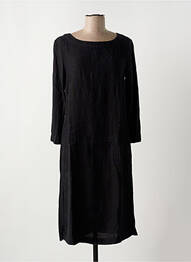 Rochie midi mâneci 3/4 mâneci 3/4 negru COUTURIST femeie